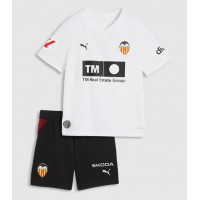 Stroje piłkarskie Valencia Koszulka Podstawowej dla dzieci 2026-27 Krótki Rękaw (+ szorty)